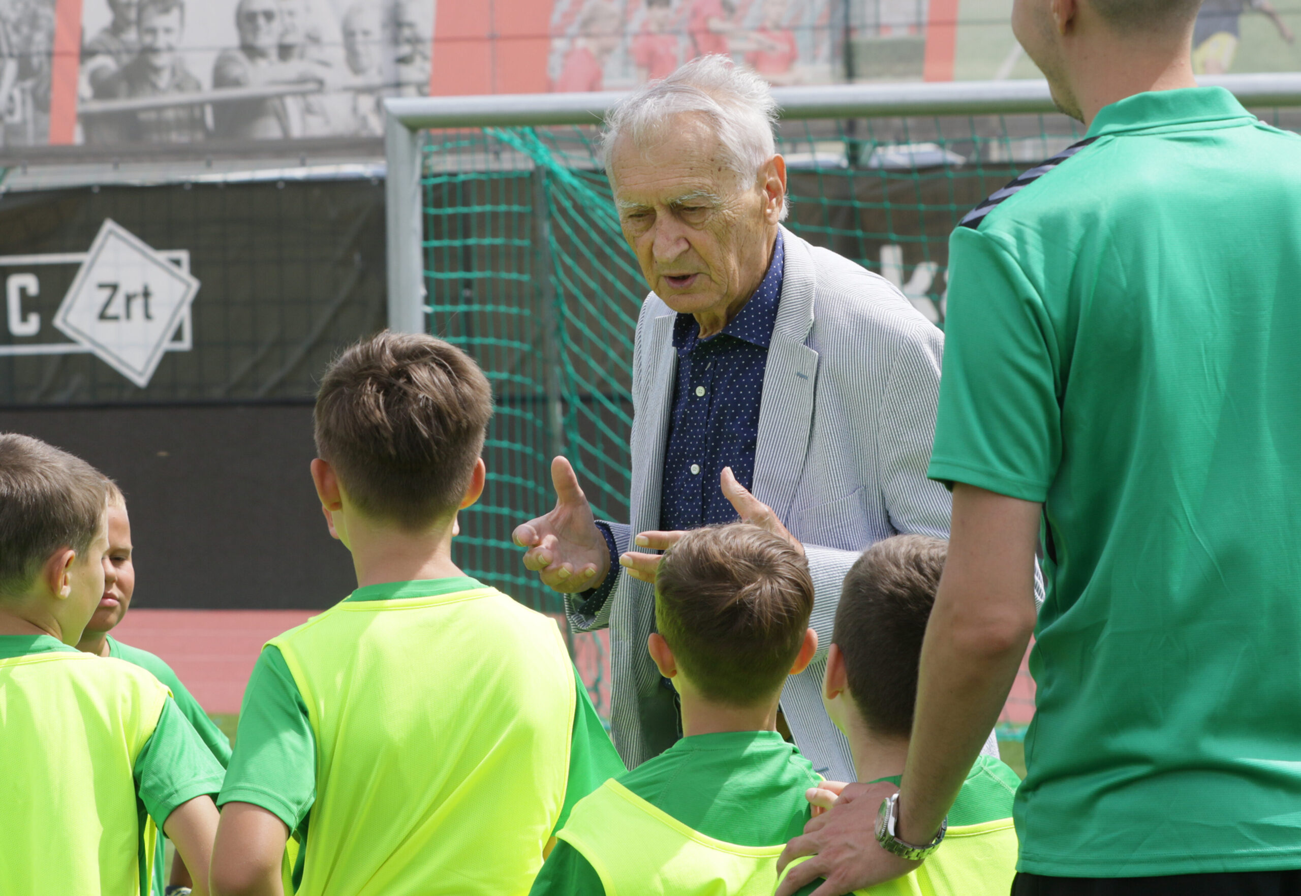 Olimpia bajnok látogatta meg a budafoki Real Betis-tábor résztvevőit