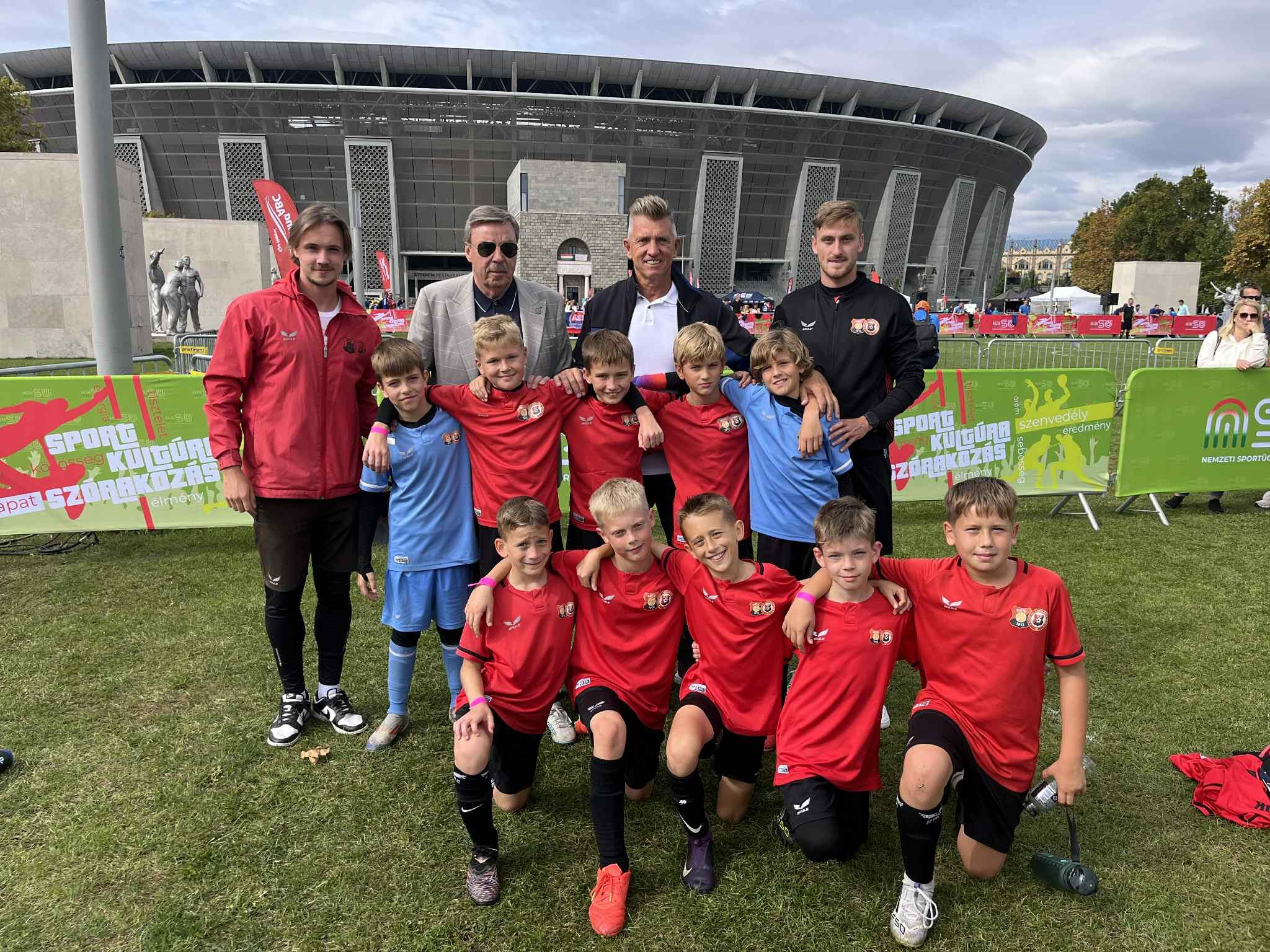 A Puskás Arénánál játszott az U11